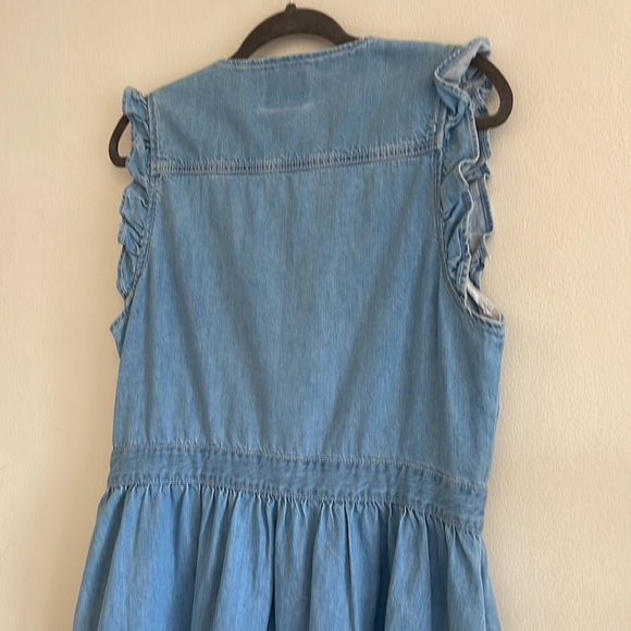 Kate Spade Dip Dye Denim Dress | Size 12 - Picture 14 of 16